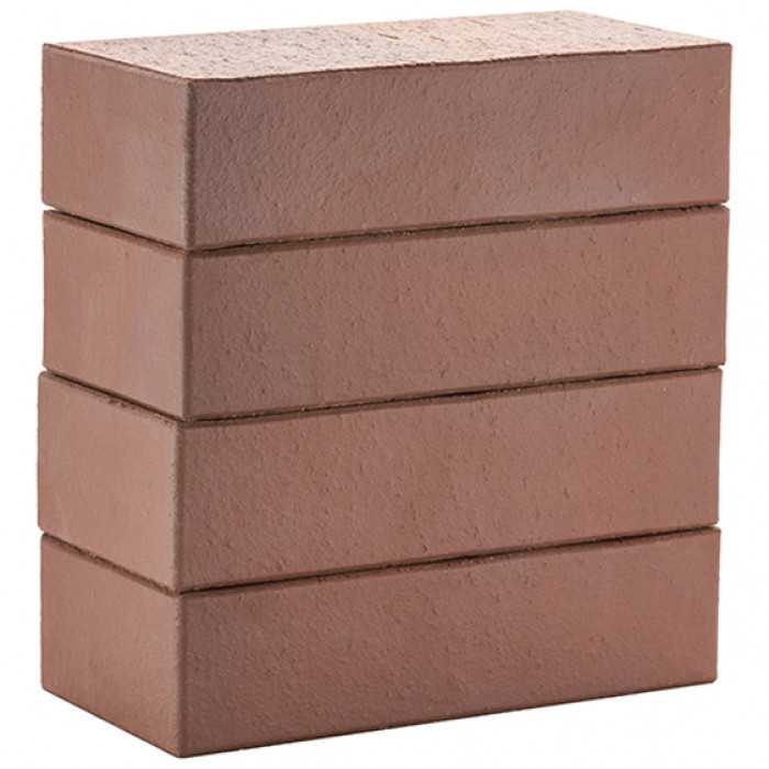 Кирпич облицовочный ЛСР коричневый гладкий 1NF, F50, 250х120х65 мм